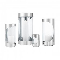 Georg Jensen CHROME CONTOURS bloklysstage - Mellem