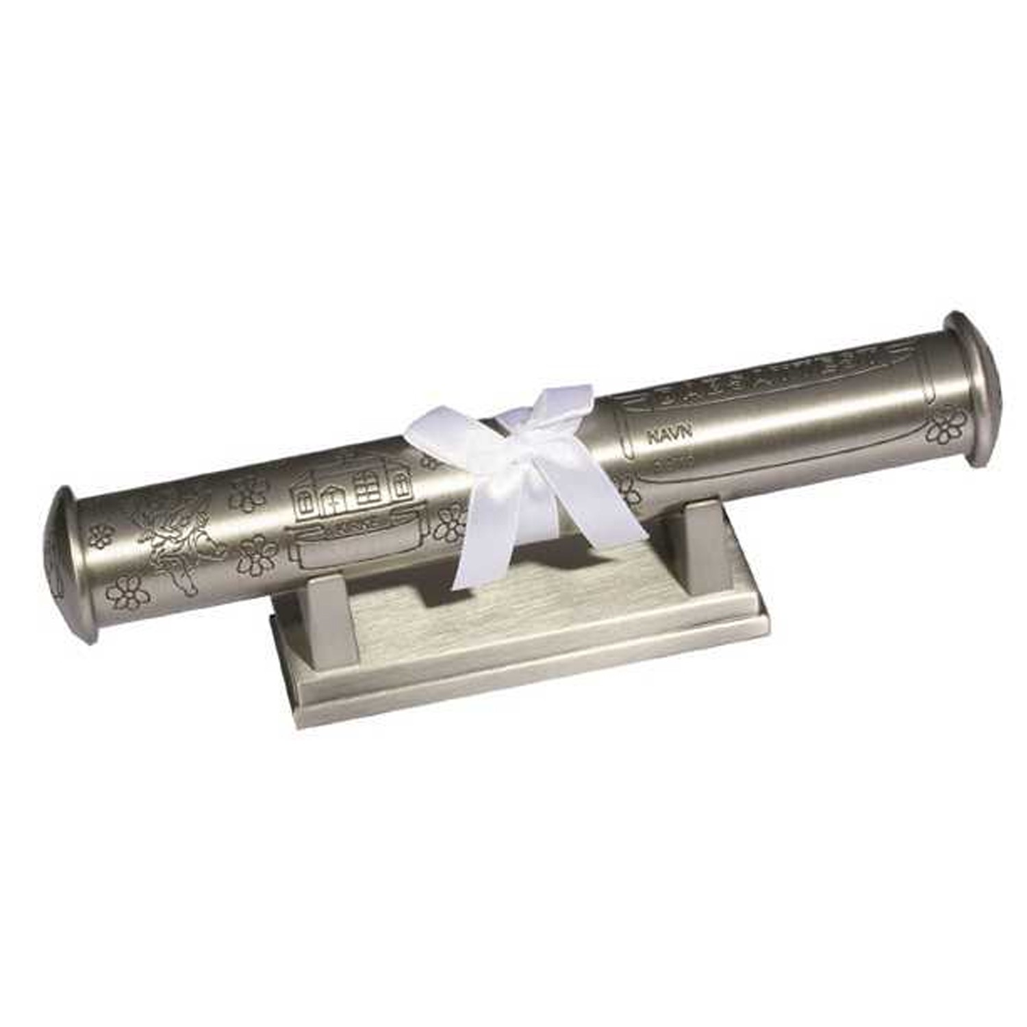 Nordahl Andersen Dåbsrør med holder Fortinnet