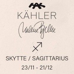 Kähler Astro stjernetegn skytten figur hvid