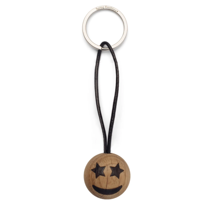 Spring Copenhagen Emotions® Star Eyes Nøglering | Dahlsgravering.dk