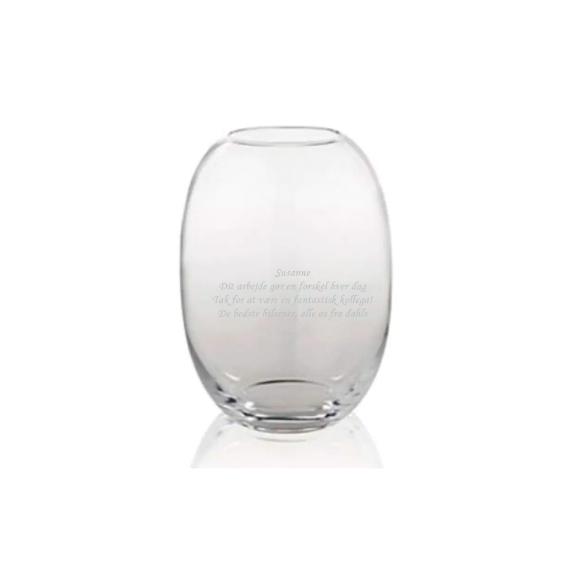 Piet Hein Super Vase 16 cm klar Gaver til kollega