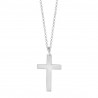 SON of Noa stål hamret kors 20 x 30 mm inkl. kæde