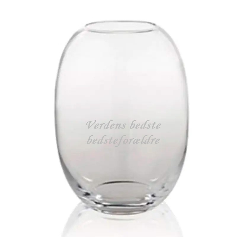 Piet Hein Super Vase 16 cm klar gave til bedsteforældre