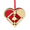 H.C. Andersen Julehjerte - Ballerina lille 8 cm