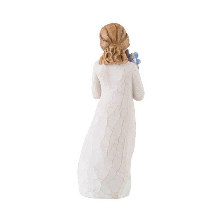 Willow Tree-figur med gravering – Evig buket
