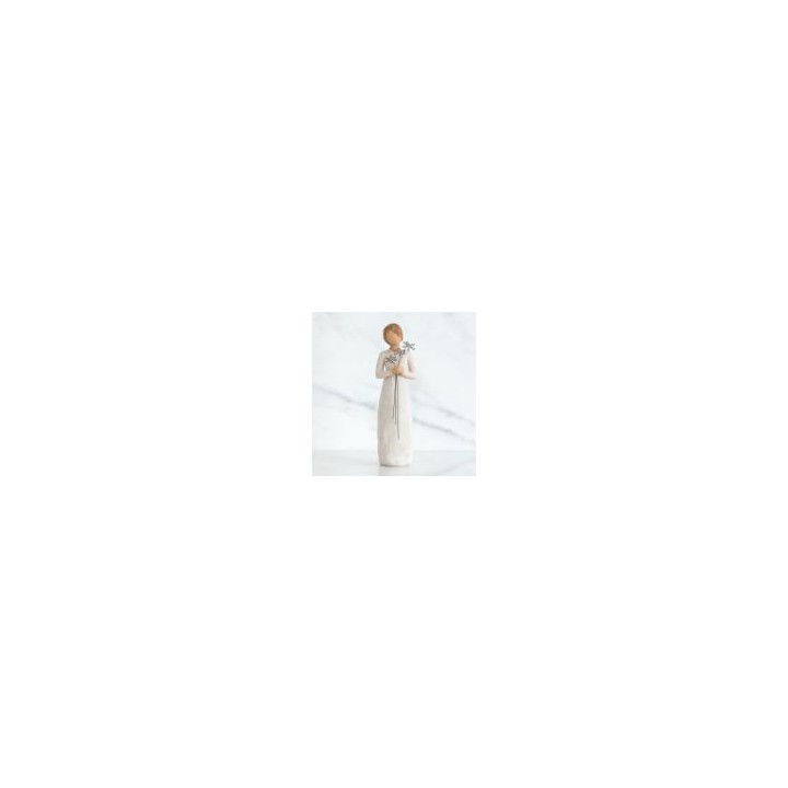 Willow Tree-figur med gravering – Evig buket