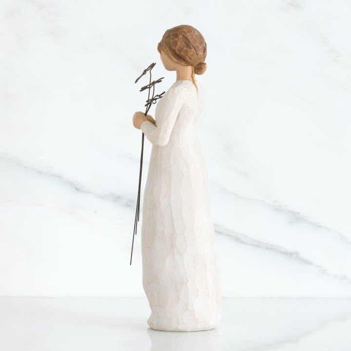 Willow Tree-figur med gravering – Evig buket