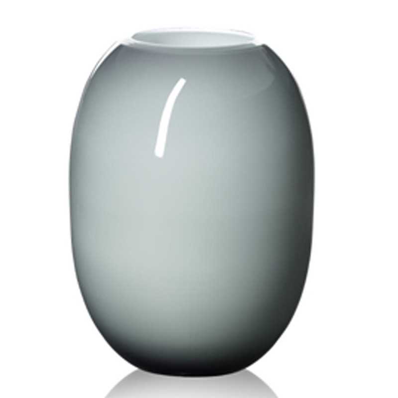 Se Piet Hein Super Vase 20 cm Opal Grey hos Dahls Gravering