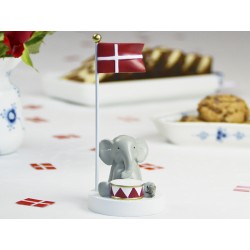 Kids by Friis Bordflag, elefant m. tromme