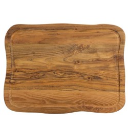 Skærebræt med gravering til verdens bedste mor - 45 x 33 x 2 cm - RAW Teak