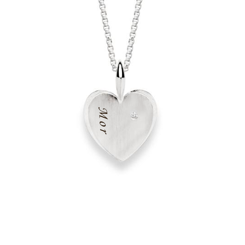 Bastian Inverun - sølv mat/blank, brillant 0,02ct W-SI