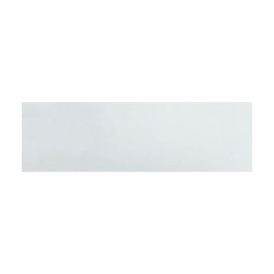 Postkasseskilt 60 x 150 mm sølv med sort tekst