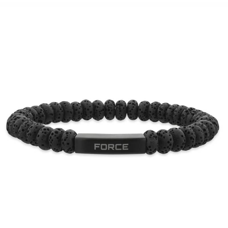Force armbånd lava sten 20 cm