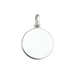 Dahl Lovetag blank rundt 17 mm inkl. kæde