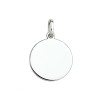 Dahl Lovetag blank rundt 17 mm inkl. kæde
