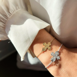 Scrouples Armbånd Dagmarkors 18 x 16 mm sølv