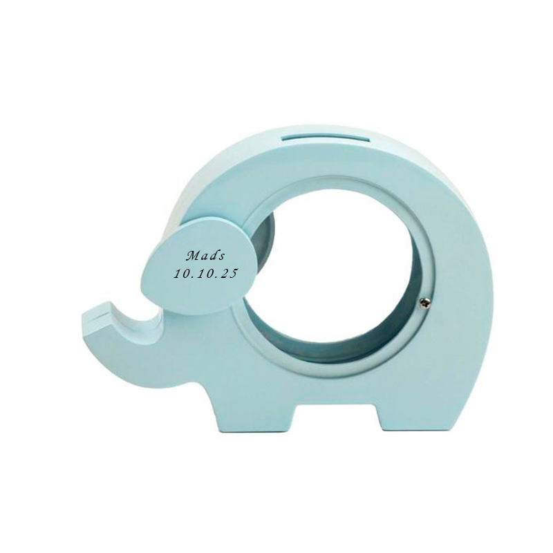 Noa blå sparebøsse elefant