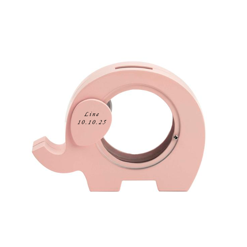 Noa lyserød sparebøsse elefant