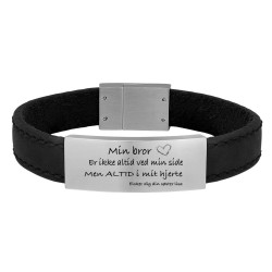 SON of NOA Læderarmbånd med...