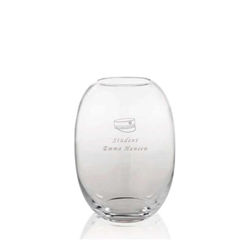 Piet Hein Super Vase 16 cm klar - Student