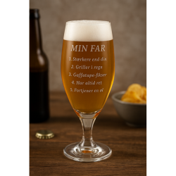Farsdags Ølglas 1 stk