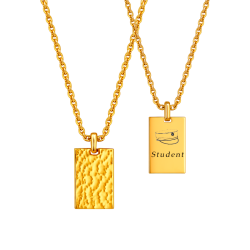 Student Dogtags med hamret...