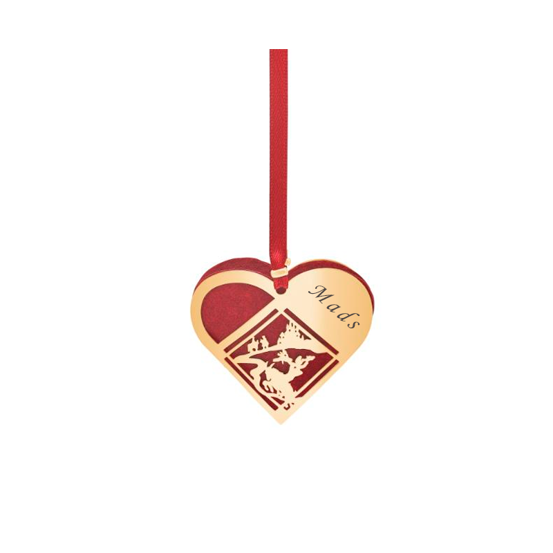 H.C. Andersen Klods Hans Julehjerte Mini 5 cm