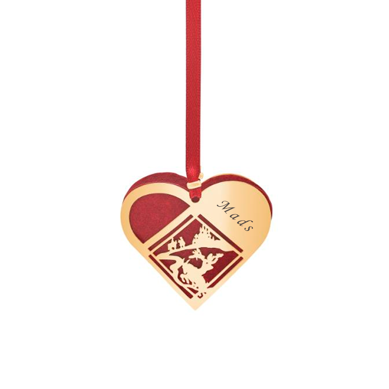 H.C. Andersen Klods Hans julehjerte Lille 8 cm