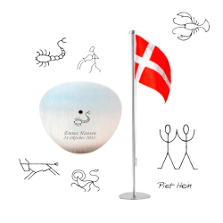 Piet Hein Bordflag 35 cm...