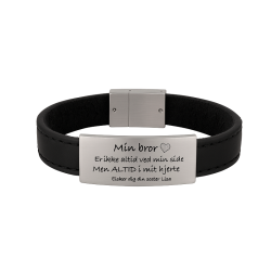 SON of NOA Læderarmbånd med...