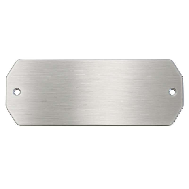 Dørskildt 17cm Stål