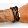 Båndet brun armbånd
