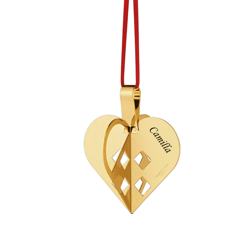 Georg Jensen Juleornament, hjerte 2025