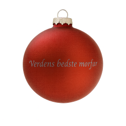 Julekugle - Verdens bedste...