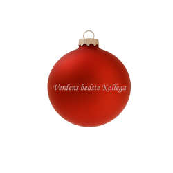 Julekugle - Verdens bedste...