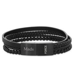 Force armbånd 4 rk sort...
