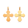Scrouples Dagmarkors 21 x 19 mm. 8 kt