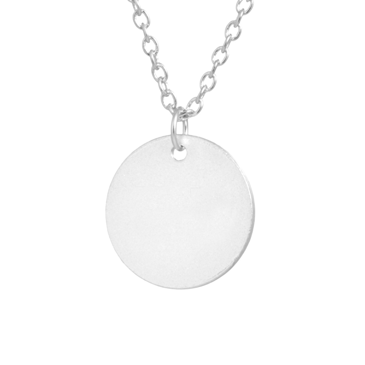 Scrouples Lovetag sølv lille vedhæng inkl. kæde