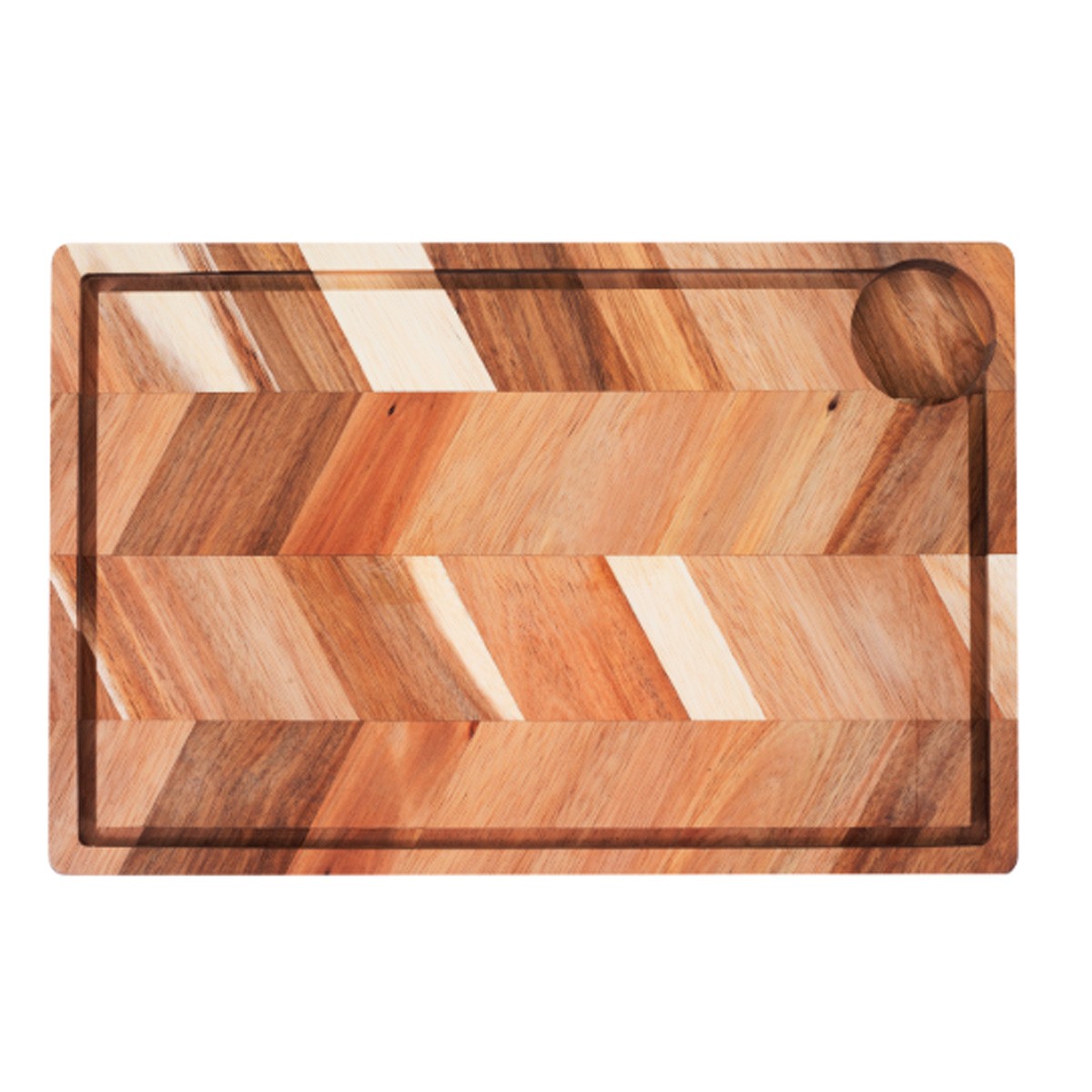 Aida Skærebræt m. saftrille 40x26x3 cm.