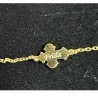 Dagmarkors armbånd forgyldt FÆRDIGRAVERDE (Frida )