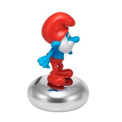 Nordahl Andersen Forkromet sparebøsse - Gammel Smølf