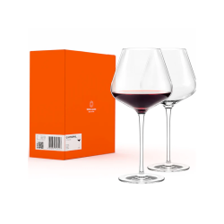 Stölzle Lausitz Burgundy glas Quatrophil sæt af 2