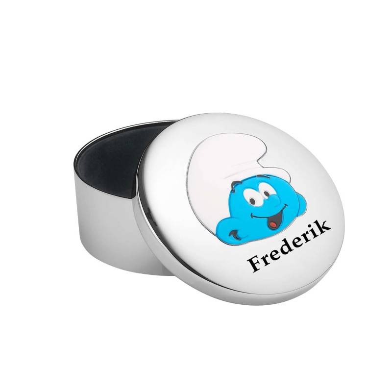 Nordahl Andersen - Smykkeskrin krom med Smølf