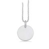 Scrouples Lovetag sølv blank lille vedhæng inkl. kæde