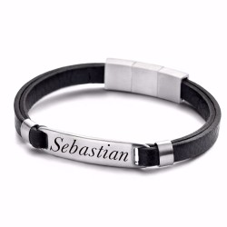 Frank1967 sort herre læder...