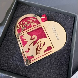 Færdig graveret julehjerte...