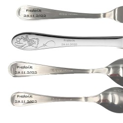 Nordahl Andersen bestik m. teddy inkl. bamse