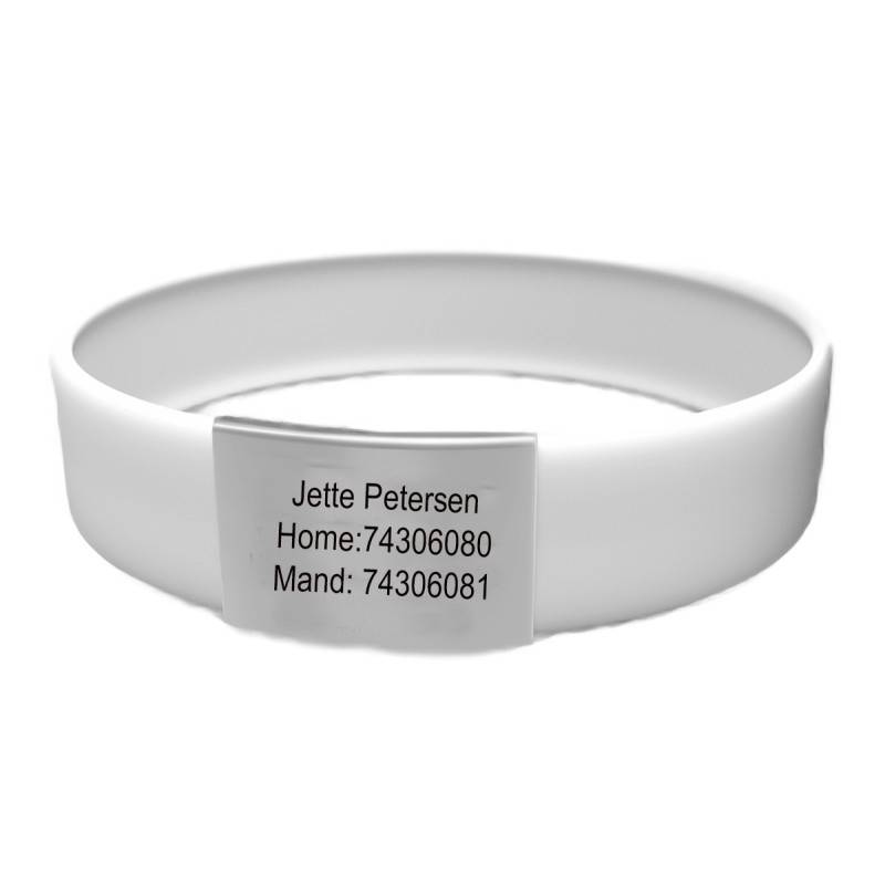BeSafe ID armbånd hvid