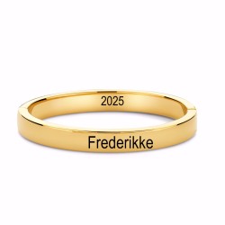 Guld og sølv design CO88 armbånd i stål forgyldt