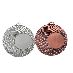 Medalje prikket 50 mm inkl....